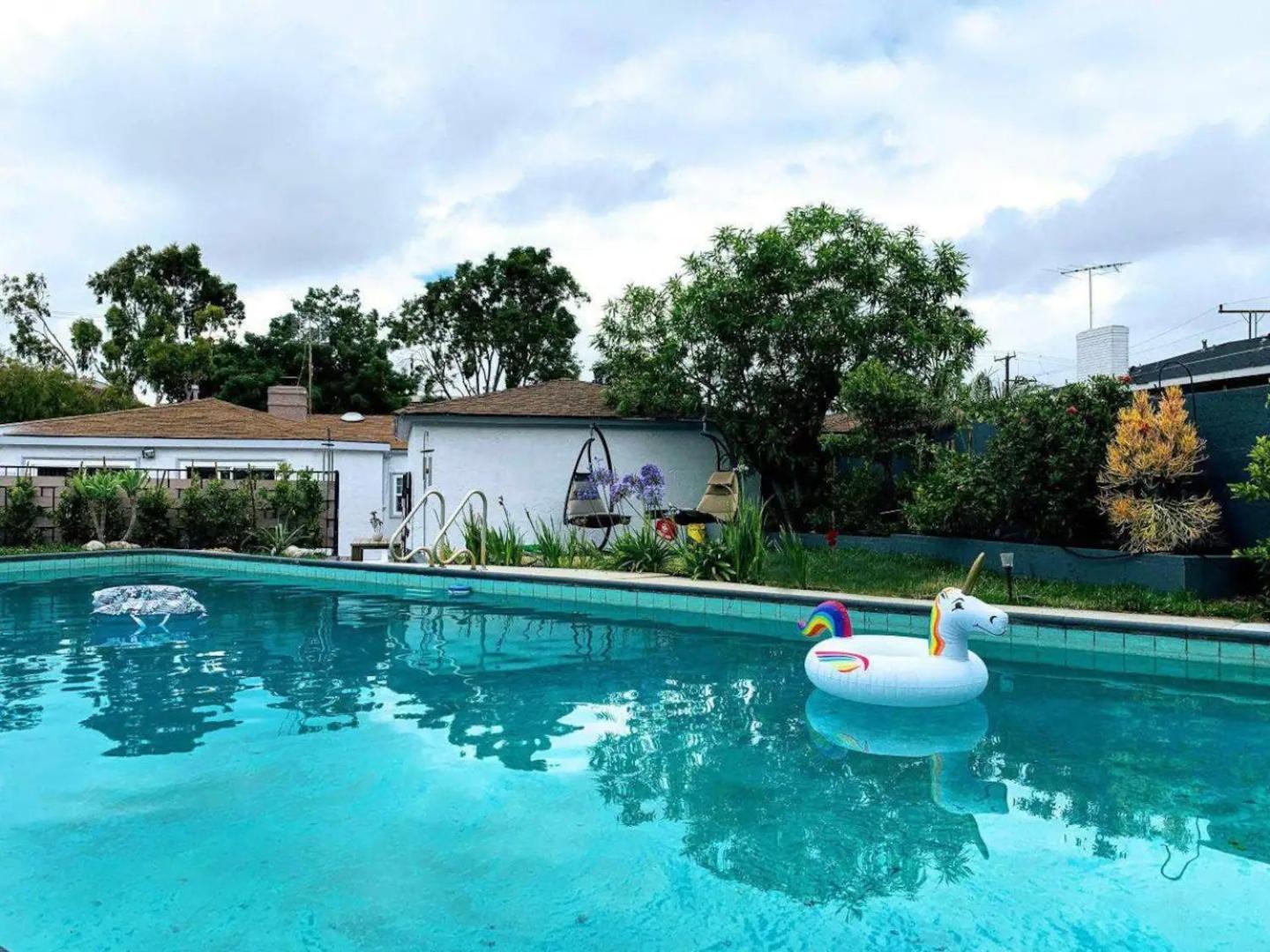 Charming Poolside Adu Near Sofi Stadium - Mk3lad * Los Angeles